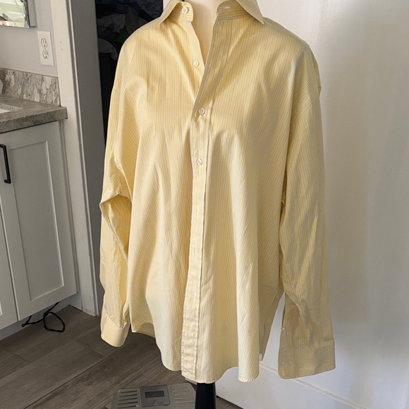 Polo Ralph Lauren Yellow Striped Casual Shirt - Picture 1 of 5
